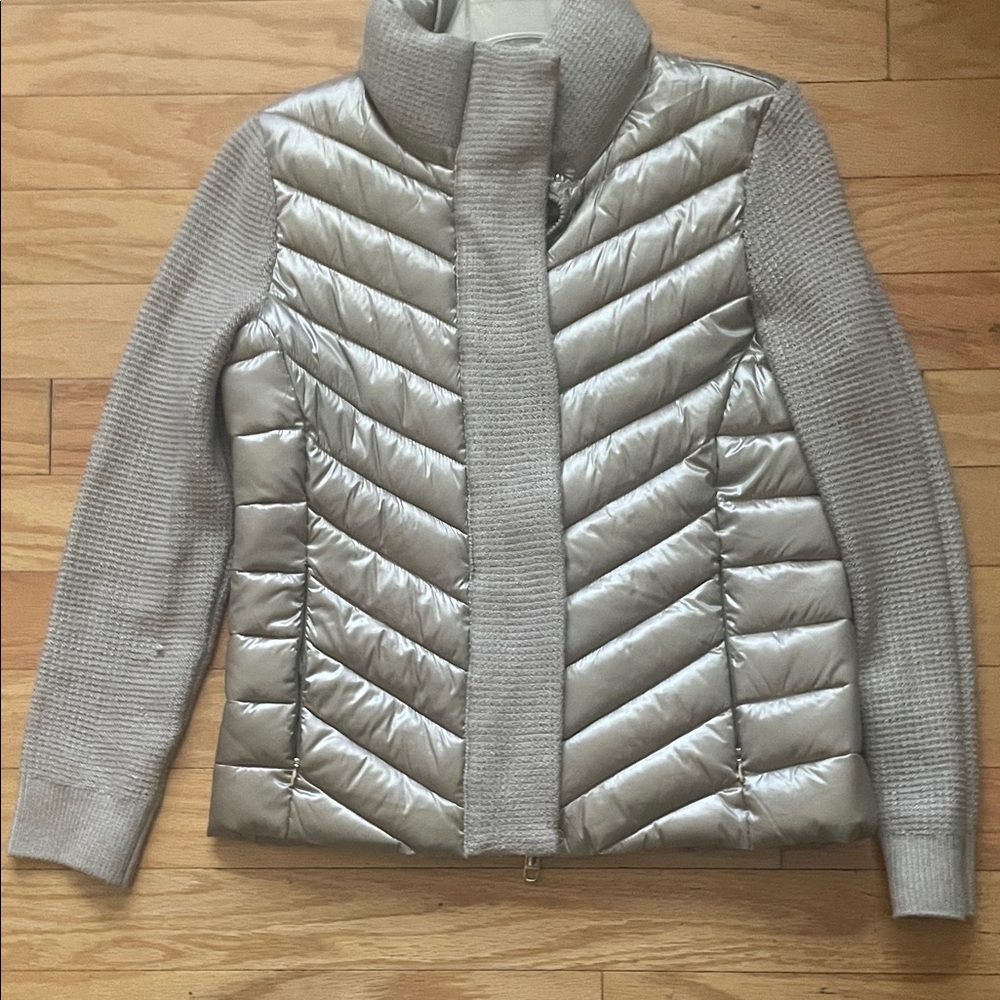 Calvin Klein Metallic Quilted Jacket